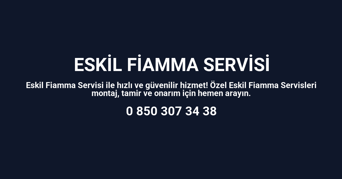 Eskil Fiamma Servisi